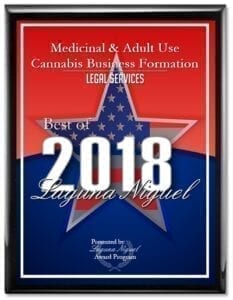 Award 2018 Wolfgang Kovach, Esq., Medicinal & Adult Use Cannabis, Business, selected for the 2019 Edition of Best 2018 Laguna Niguel©
